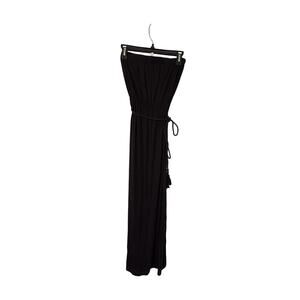 Women's Entro Medium Strapless Flowy Short Maxi Dress With Rope Belt